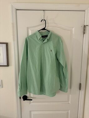 Polo by Ralph Lauren Light Mint Green Button-Down Shirt